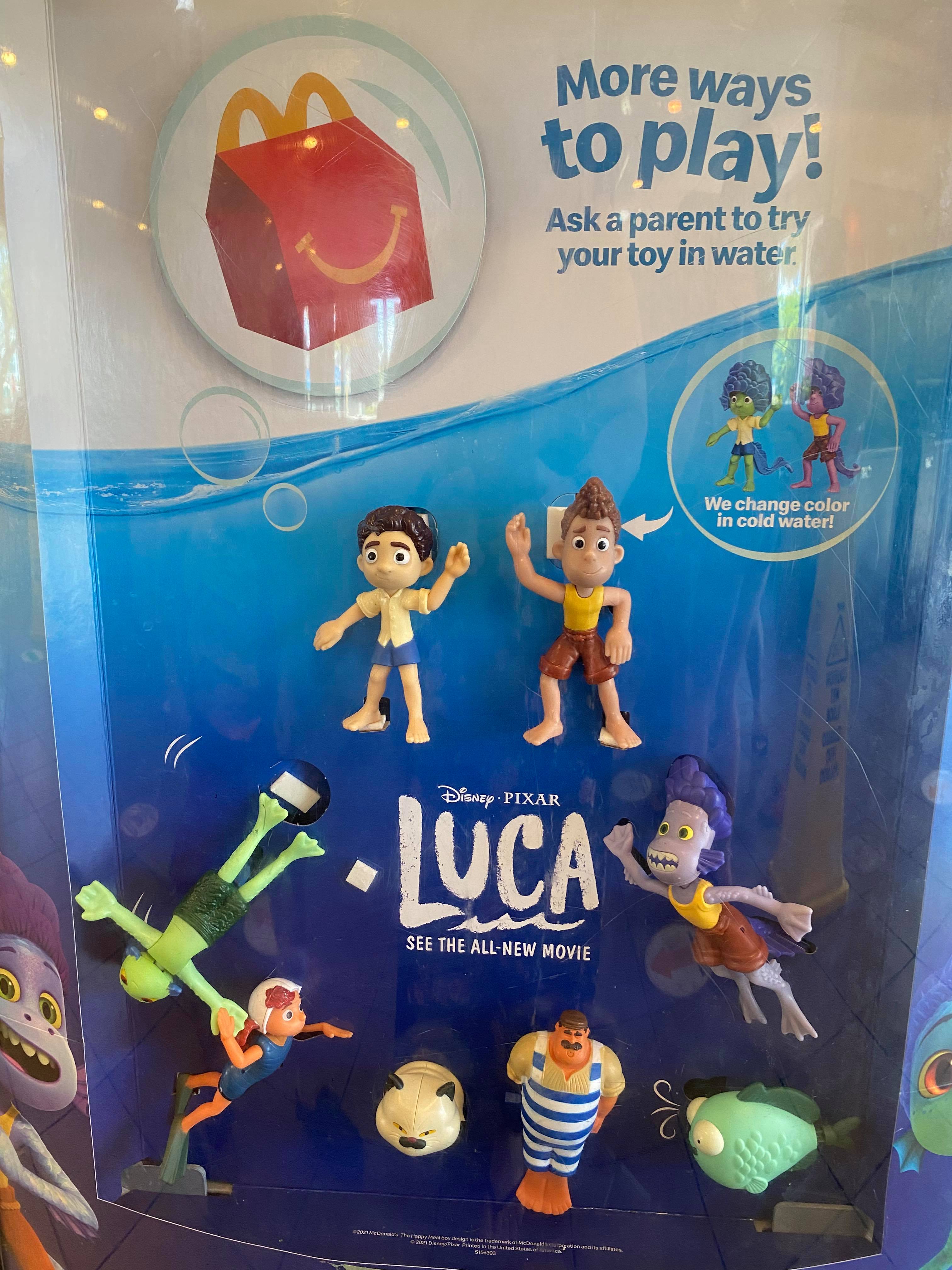 happy meal luca toys