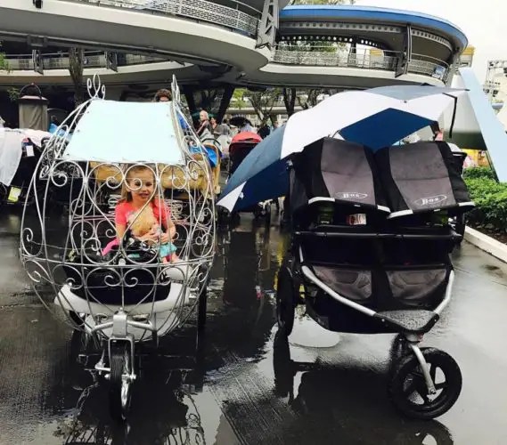 cinderella carriage stroller rental disney world