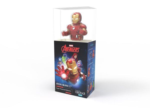 2 Pack OZOBOT EVO Iron Man Action Skin Marvel Avengers Interactive Robotics Toy 