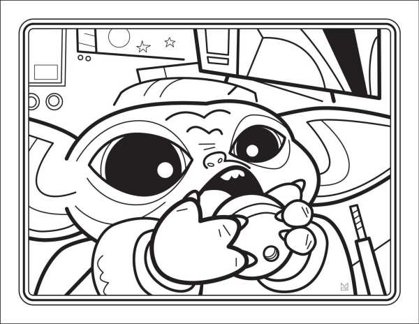 You Can Get A Free Downloadable Baby Yoda Coloring Book Chip And Company