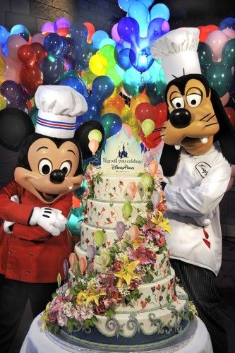 France, Paris, Disneyland, October 14, 2018 Disneyland Paris Decoration Cup  Cake and Birthday Cake Editorial Image - Image of retail, show: 131486085