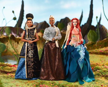 New A Wrinkle in Time Barbie Dolls of Mrs. Who, Mrs. Which, and