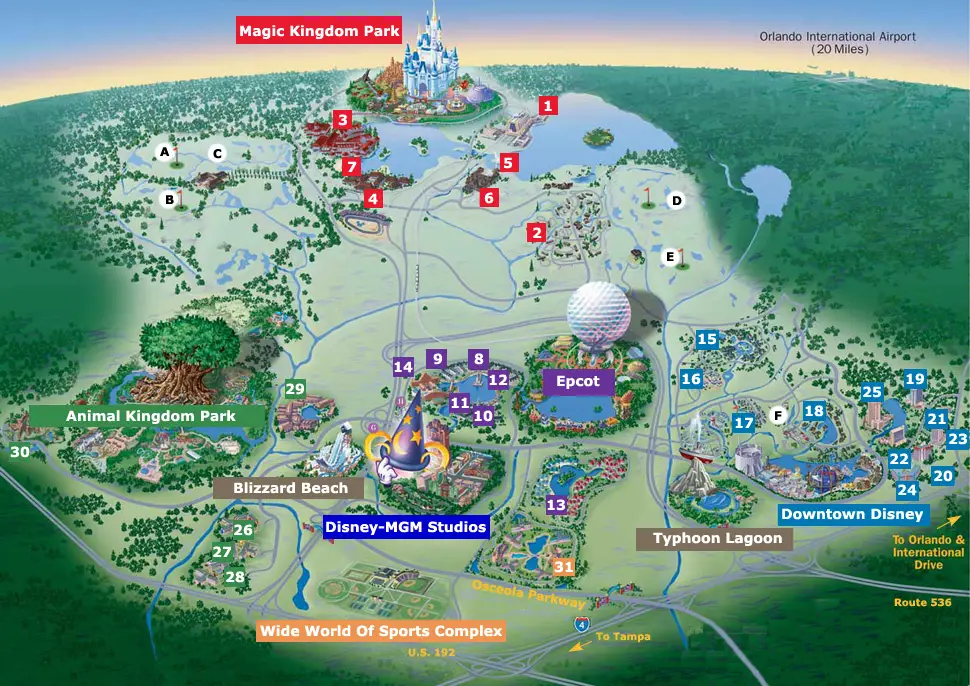 Get your WDW Park Maps Here