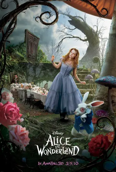 Disney Pic of the Day *New* Alice in Wonderland Movie Poster 2