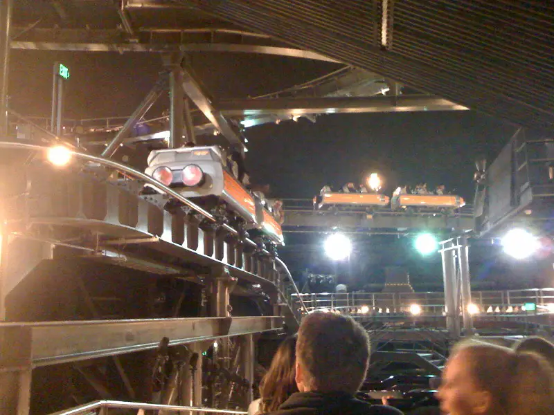 Disney Pic of the Day – Space Mountain with the lights on