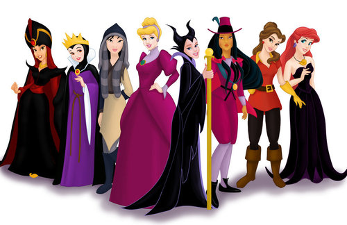 Disney Pic of the Day – Disney Princesses as their movie villains