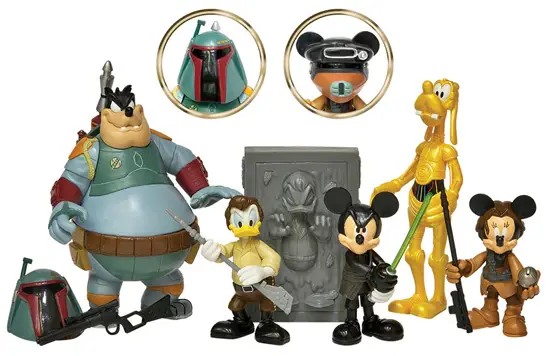 Disney Characters as Star Wars Action Figures