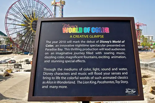 Disneyland’s World of Color tentatively set to debut June 11th