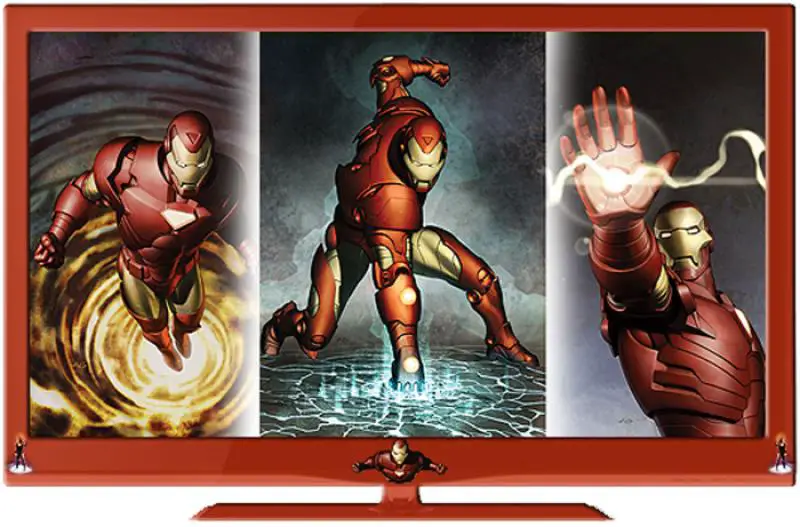 Officially Licensed Marvel Comic ‘Iron Man’ LCD & LED HDTVs