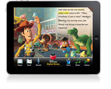 New Toy Story Disney Digital Book iPad App
