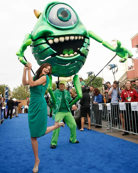 Disney Pic of the Day – Mike Wazowski Has His ‘Eye’ on Teri Hatcher