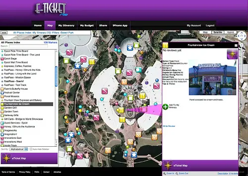 eTicketMap Brings your Disney Vacation Planning Experience to the Web