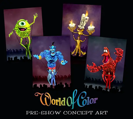 Larger-Than-Life Carnivale-Style Puppets Kick Off the Party at ‘World of Color’ Pre-Show