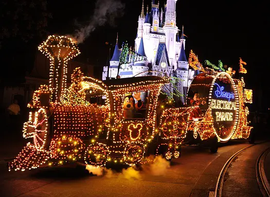 Final Performance of the Main Street Electrical Parade at Walt Disney World
