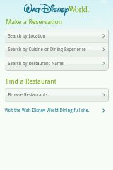 Disney Advanced Dining Reservations System goes Online