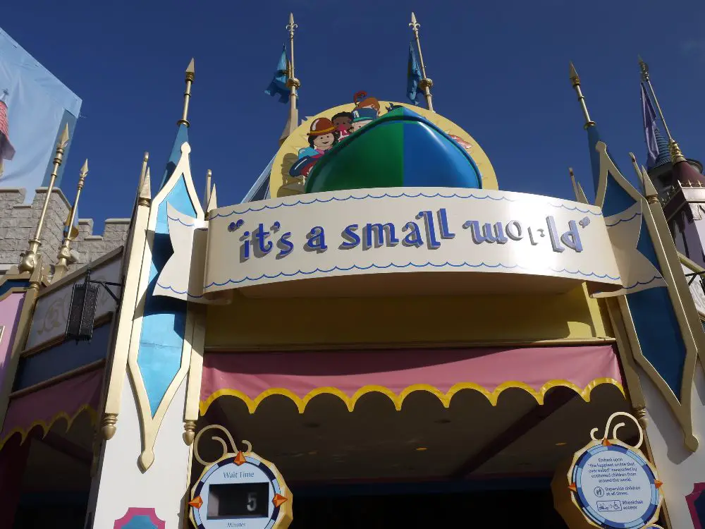 It’s A Small World Refurbishment Begins This Month