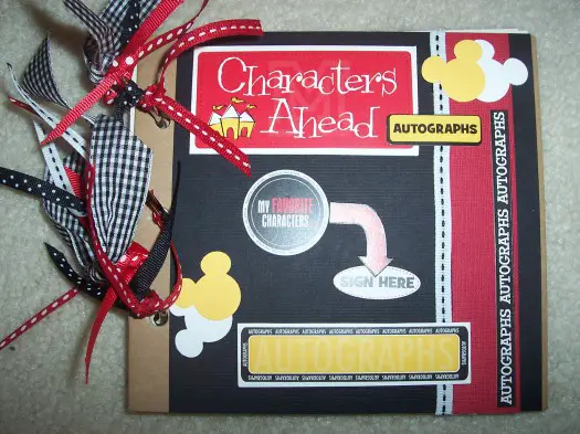 How to make your own Disney Autograph Book