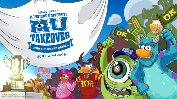 “Monsters University” Takes Over Club Penguin