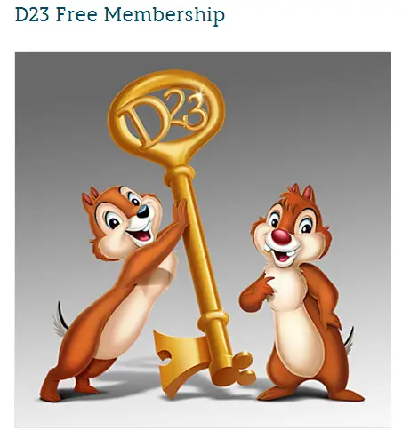 Free D23 Membership through the Disney Store