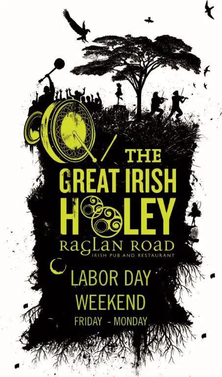 The Great Irish Hooley is coming to Raglan Road this Labor Day Weekend