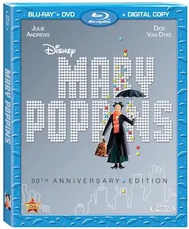 Mary Poppins 50th Anniversary Edition on Blu-ray Combo Pack December 10, 2013