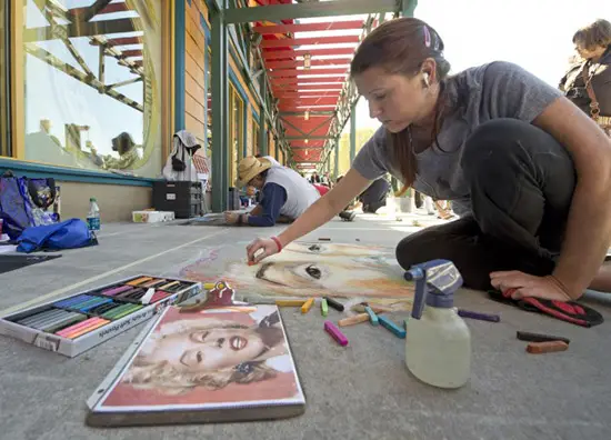 3-D Chalk Art to Downtown Disney for Limited Time Magic