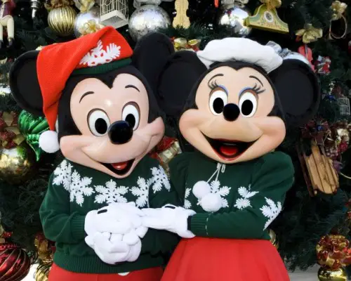 Spend some time with Mickey & Minnie at Disneyland this Christmas