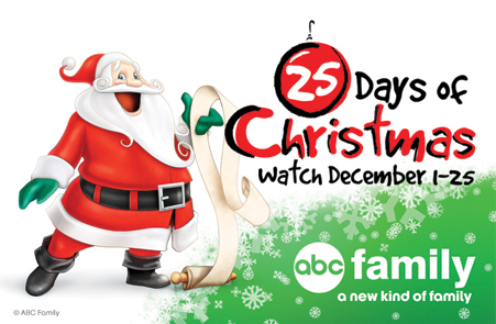 ABC Family’s 25 days of Christmas schedule!