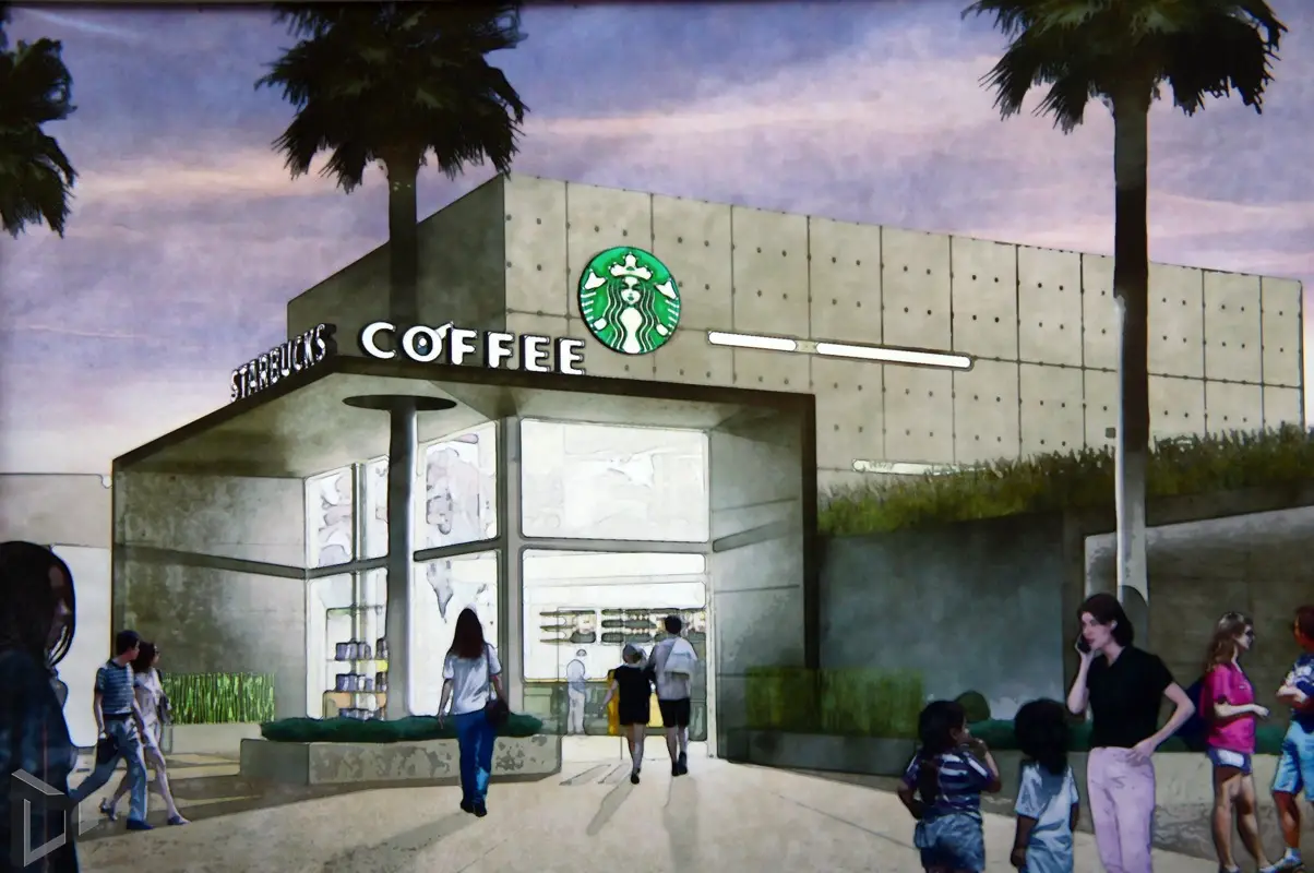 First Look: Starbucks Concept Art for Downtown Disney in Walt Disney World
