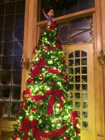 New Fantasyland Decorated for Christmas at The Magic Kingdom