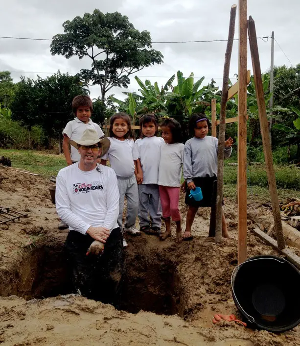 Disney VoluntEARS Help Build a Classroom in Ecuador