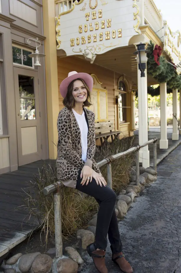 Mandy Moore Celebrates Disney Junior’s ‘Sheriff Callie’s Wild West’ at Disneyland Park