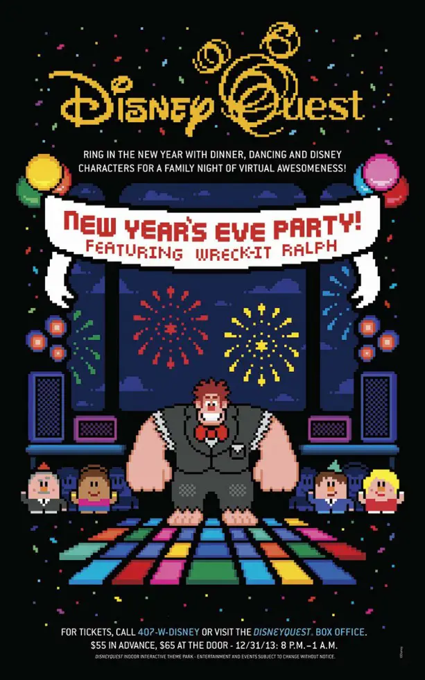 New Year’s Eve Fun at DisneyQuest in Walt Disney World