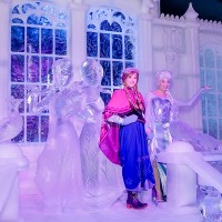 Check Out Disney’s ‘Frozen’ Inspired Ice Sculptures