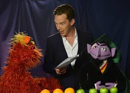 Benedict Cumberbatch star of Sherlock joins Sesame Street