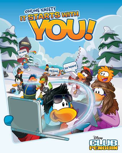 Club Penguin Launches Online Safety Campaign
