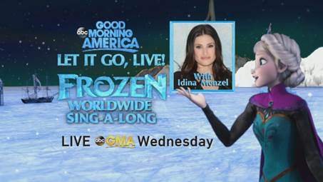 “Let it Go” Live Nationwide Sing Along