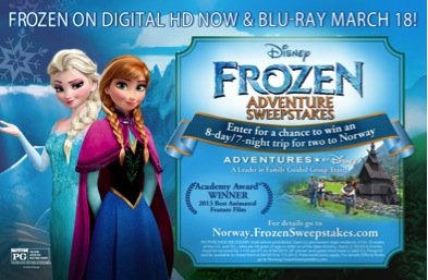 Enter to a Win Trip to the Place that Inspired Frozen