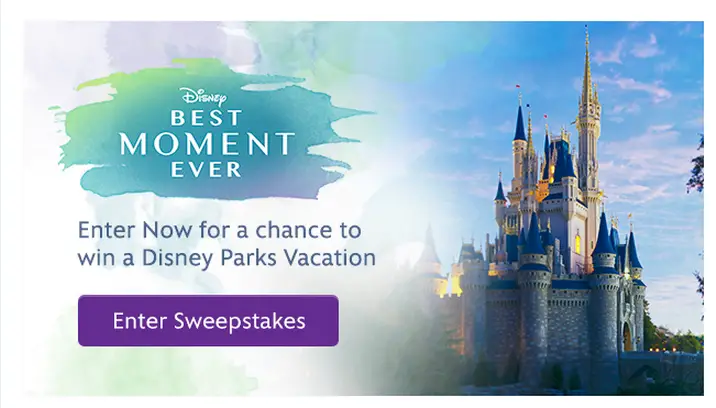 Enter to Win Disney’s Best Moment Ever Sweepstakes