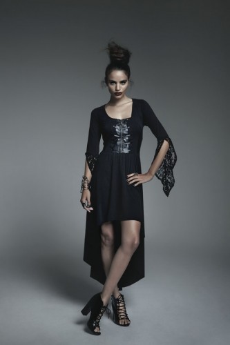 Maleficent Corset Hi Lo Dress x 52.50