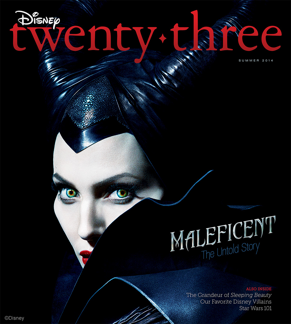“Maleficent” Makes the Cover of the D23 Summer Issue