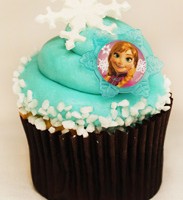 Frozen cupcake