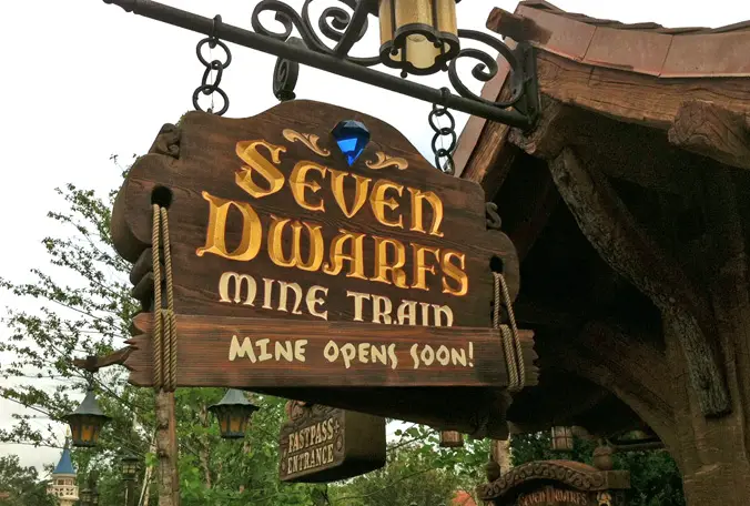 Ride Seven Dwarfs Mine Train:  POV Video