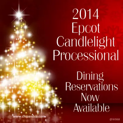2014 Candlelight Processional Packages Now on Sale
