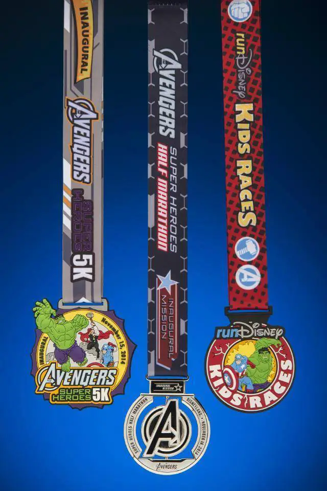 2014 Avengers Super Heroes Half Marathon Medals Revealed