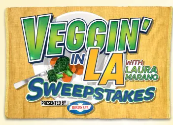 Birds Eye Vegetables Teams Up with Disney  and Laura Marano to Launch Veggin in L.A. Sweepstakes