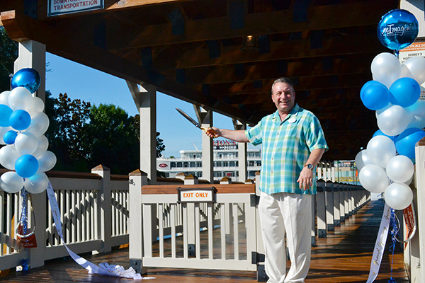 New Bridge and Boat Dock at Downtown Disney Now Open