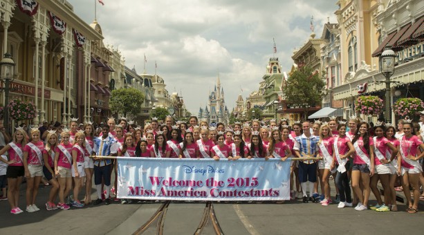 Miss America Contestants Let Their Hair Down at Disney World