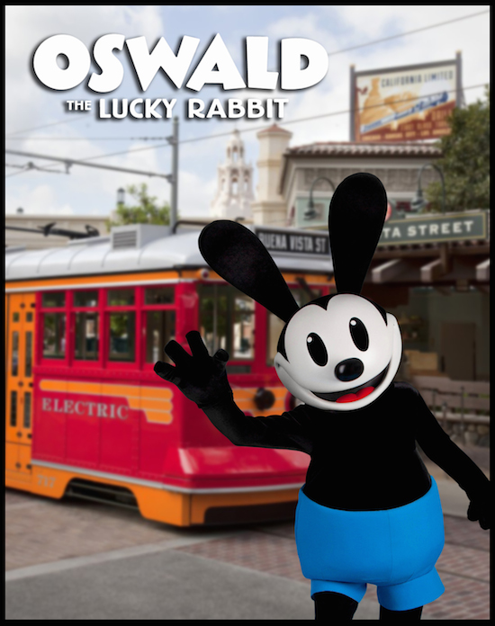 Oswald Coming to California Adventure Park