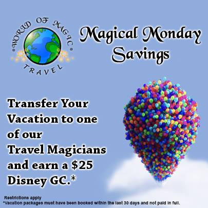 World of Magic Travel Magical Monday Savings